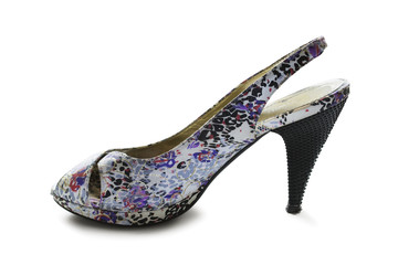 High heeled shoe