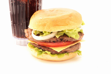 burger et coca