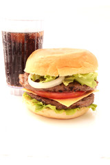 burger et coca
