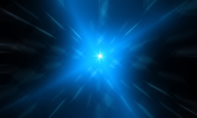 abstract blue star  background