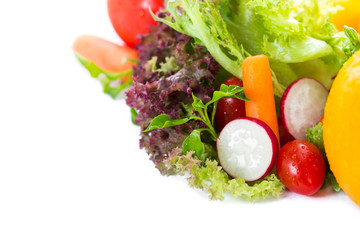 Mix fruit and vegetable