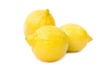 Lemon isolated on white background