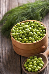 fresh green peas