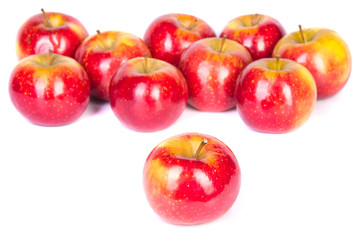 red apples