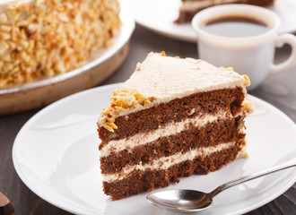 Moco cake with almond