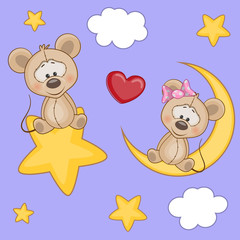 Fototapeta premium Lovers Mouse