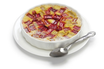 rhubarb pudding cake