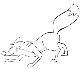 fox outline