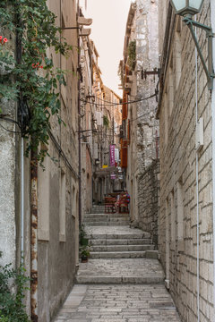 Fototapeta Sunset Street