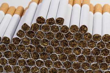 stack of cigarettes