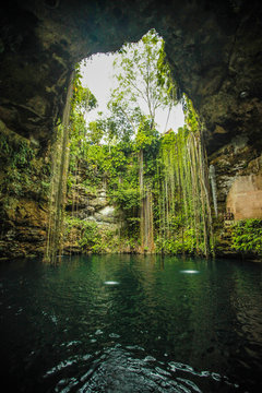 Lake in a cave