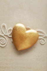 Obraz premium golden heart