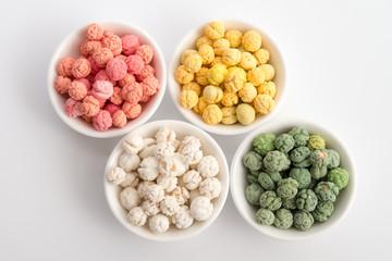 Bunte Zucker-Kichererbsen