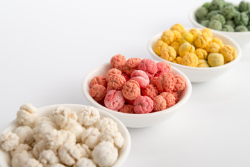 Bunte Zucker-Kichererbsen