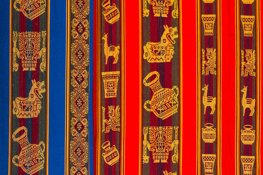 typical andean textile Peru