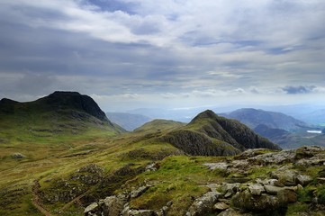 Harrison Stickle and Loft Crag of the Langdales