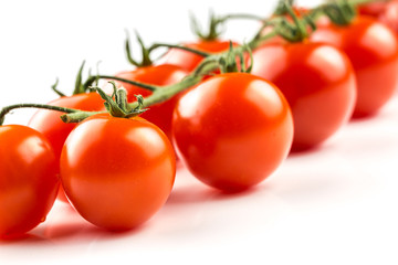 Cherry tomatoes on the vine