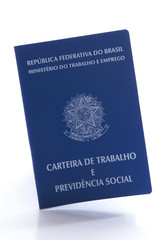 Brazilian work document and social security document (carteira d