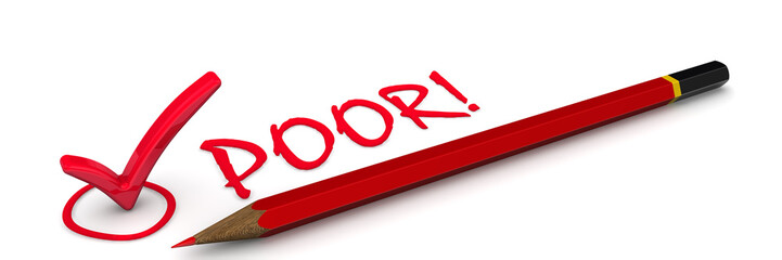 Отзыв- оценка "плохо!" (poor!)