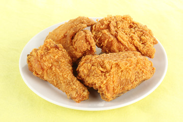 Close up Fresh fried chicken