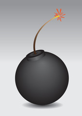 Bomb vector illustration