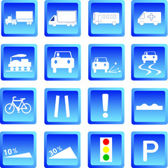 Road signs ,Vector illustration
