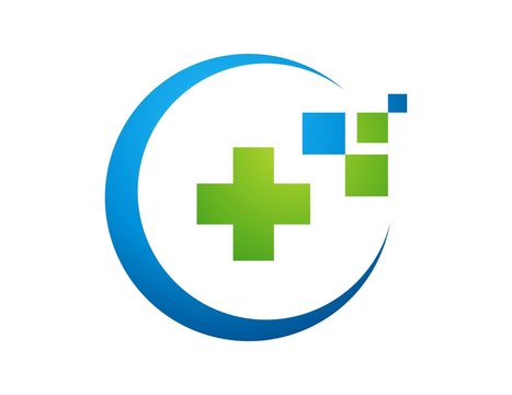 medicine health plus icon,global data logo,business care symbol