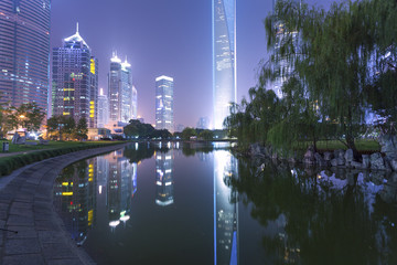 Shanghai Pudong night
