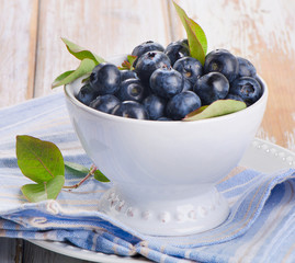 Fresh blueberries