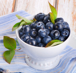 Fresh blueberries