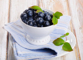 Fresh blueberries