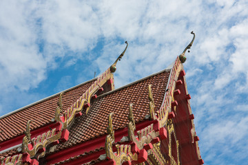 roof of thai temple
