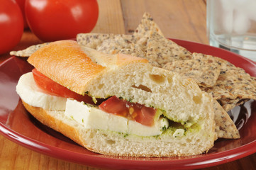 Caprese sandwich