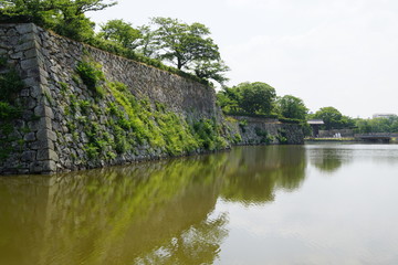 Fototapeta na wymiar 世界遺産　姫路城のお堀