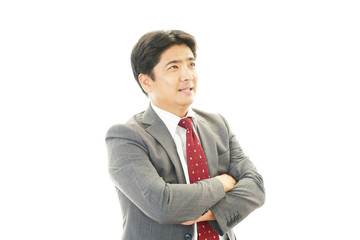 笑顔のサラリーマン