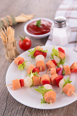 appetizer, skewer