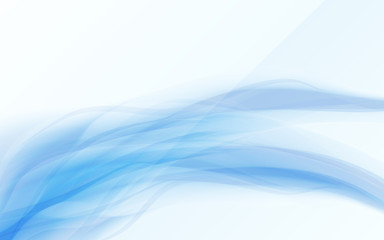 Fototapeta premium blue waves lines abstract background vector illustration