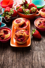 Strawberry muffins