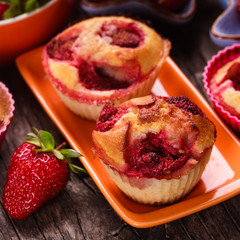 Strawberry muffins