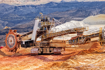 Fototapeta premium open mining pit