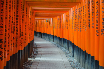 Fushimi Inari-taisha shrine in Kyoto