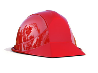 Fototapeta premium Red safety helmet