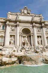 Fototapeta na wymiar Trevi fountain, Rome, Italy
