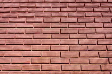 red brick wall can be used for background.