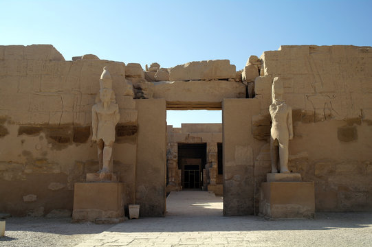 Great Hypostyle Hall at the Temples of Karnak . Luxor, Egypt