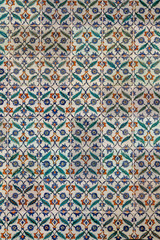 Ottoman Wall Tile from Topkapi Palace, Texture and Background