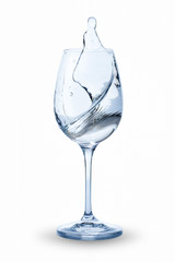 water glass isolated