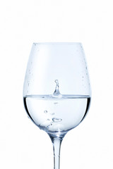 water glass isolated