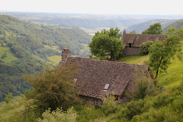 Fototapeta na wymiar Paysage du Cantal.