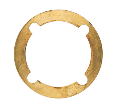 flange on the white background